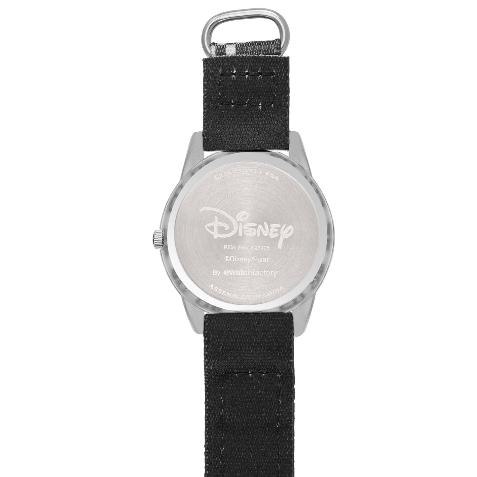 Disney Cars - Orologio analogico al quarzo con cinturino in nylon per bambini, nero - nero - striscia, Nero, striscia