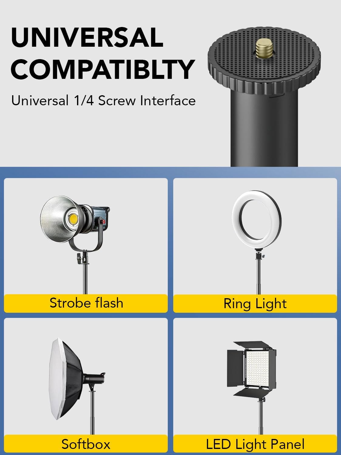 AOCHUAN 155cm Lightweight Extendable Phone Tripod for iPhone, Adjustable 14.5"-60.1" Photography Phone Stand, Portable & Stable Travel Tripod for Smartphone, Video Recording, Live Streaming