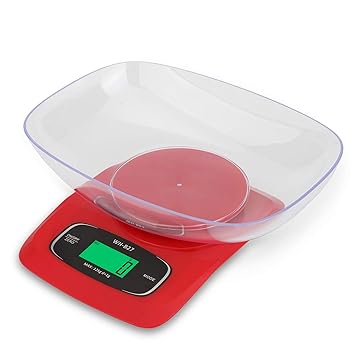 LED Display Screen Household Bake Electronic Kitchen Scale Accurancy Efficient High Big Bowl Multipurpose Scale Dasuny