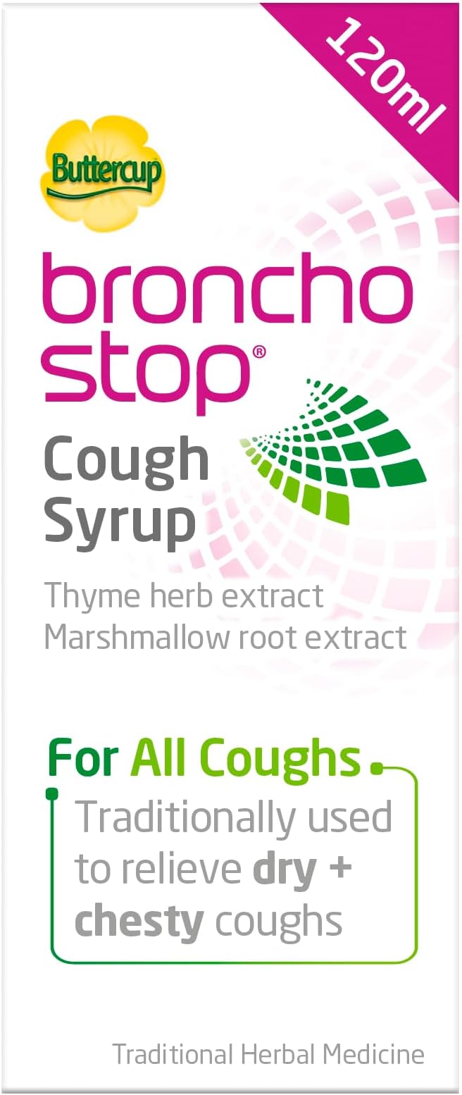 Buttercup Bronchostop Syrup, 4.2 fl oz (120 ml) by Bronchostop