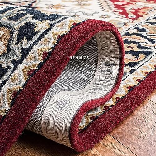 Image of 10x14 Ft Wool Area Carpet - Designer Hand-Tufted Rug for Large Bedrooms, Offices & Reception Areas