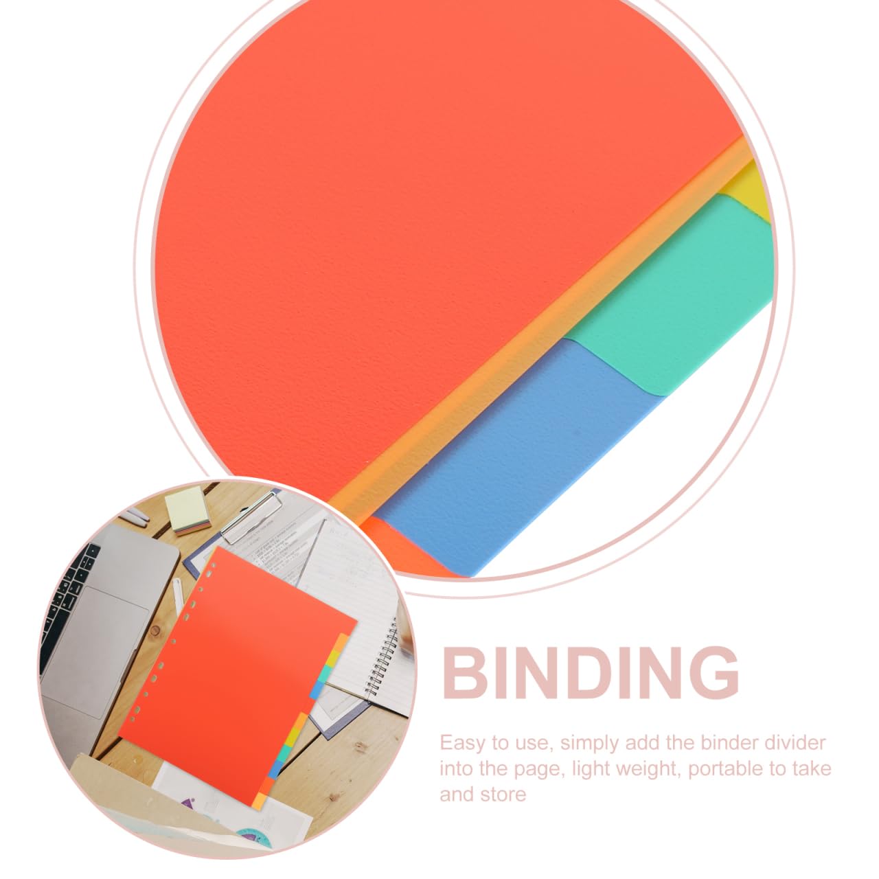 Amazon | Parliky 3セット索引隔板 製バインダー用仕切り リング