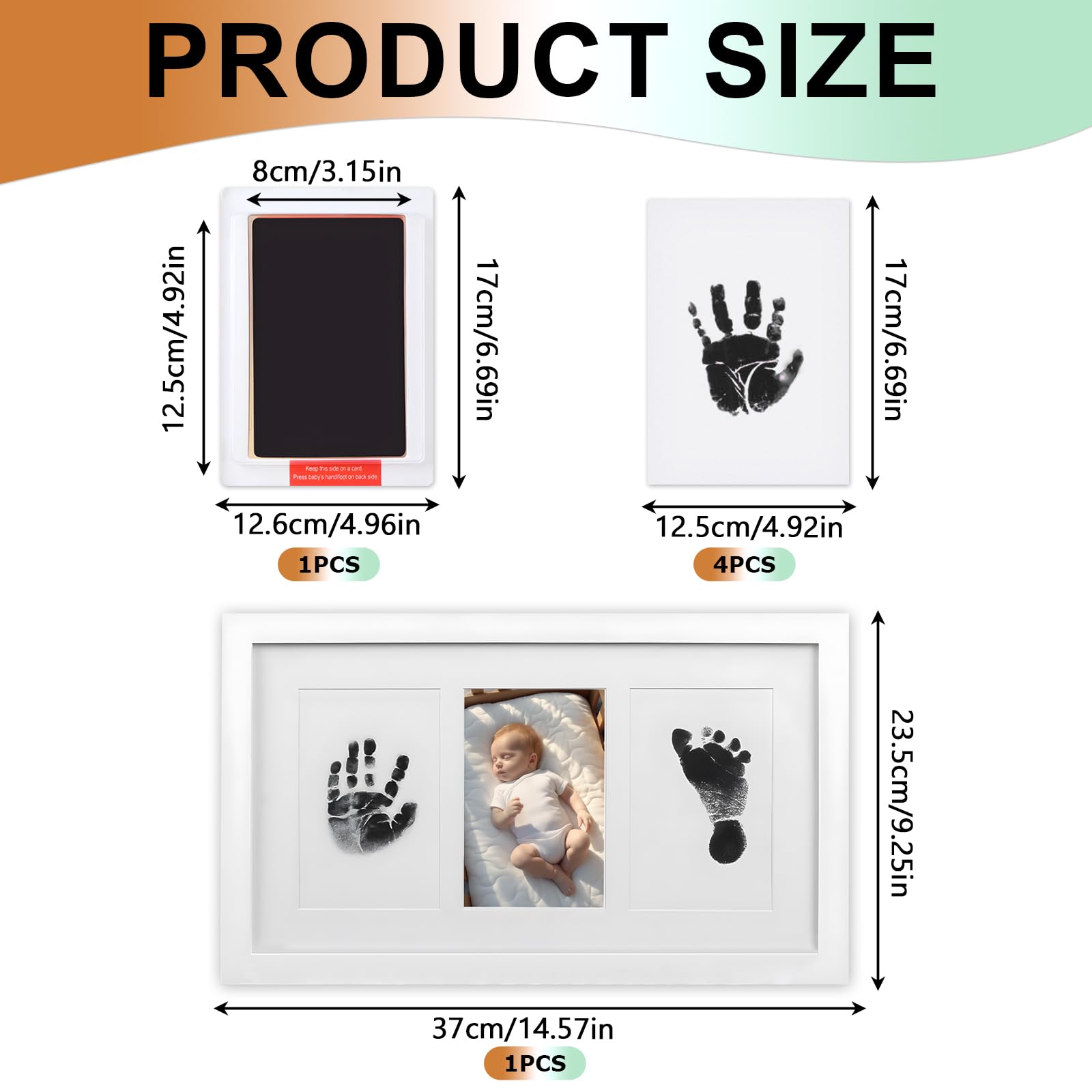 Baby Handprint and Footprint Kit - Image 2