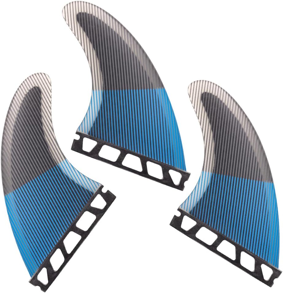 Rokia R G5 Future Fins 3 PCS Replacement High-Performance Fiberglass Surfboard Fin Surfboard Fins for Surfing