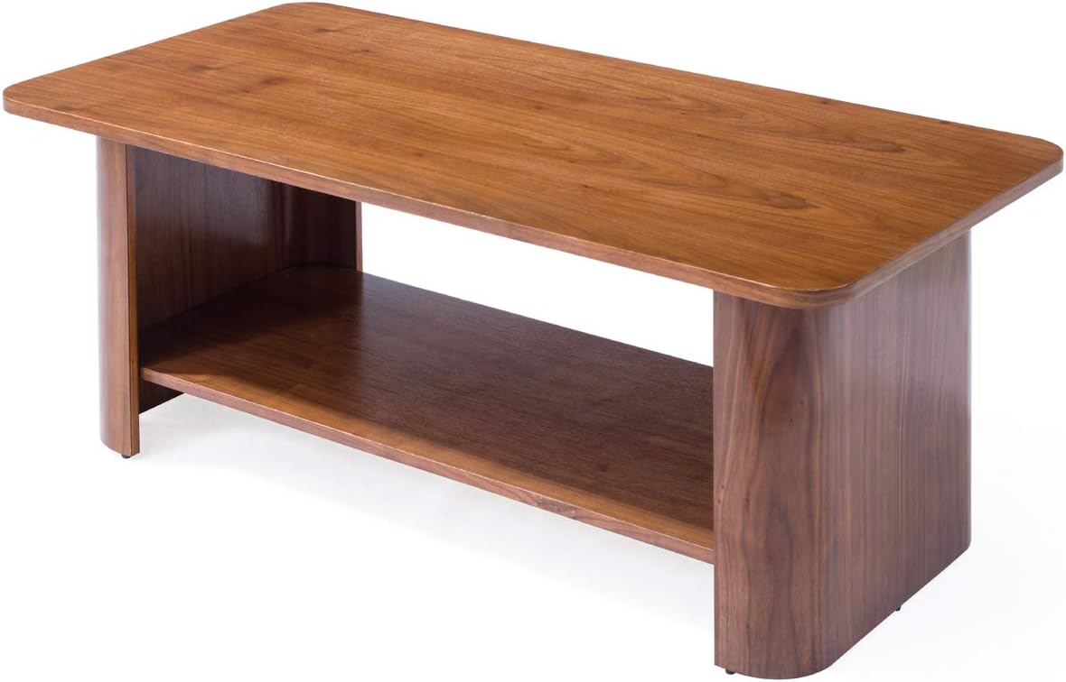 TransDeco coffee table, 47", Walnut