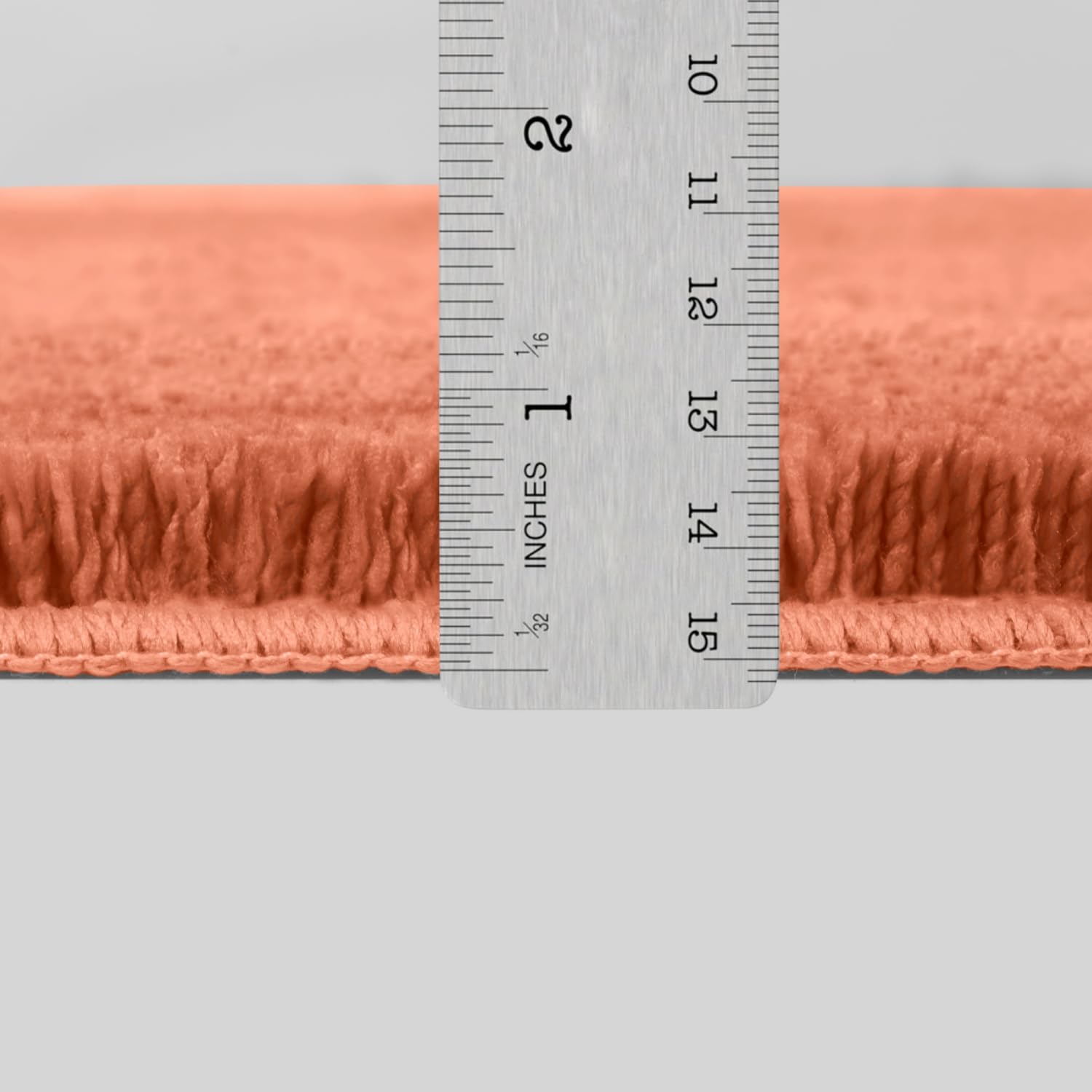 Badteppich-Set, 3-teilig, Badematte, Duschteppich, Badezimmermatte, weich, saugfähig, Plüsch, zottelig, weicher Boden, rutschfest, Badewanne, maschinenwaschbar, Gewürz