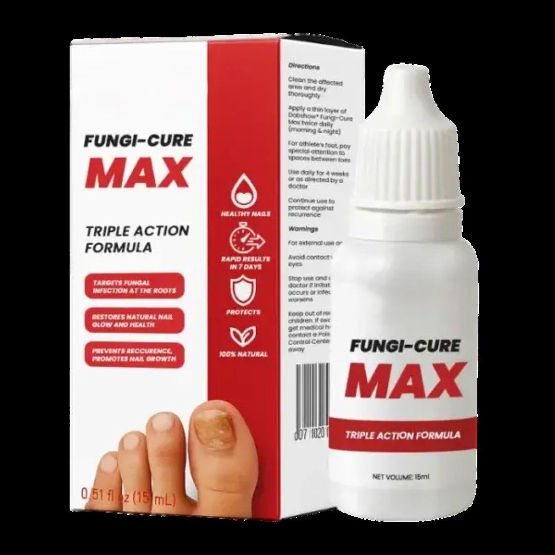 Fungi-Cure Max Nail Care Solution | Intensive Nail & Cuticle Conditioning Formula | Hydrating Nail Appearance Care for Brittle, Dry & Discolored-Looking Nails | Daily Nail Maintenance Treatment-image-19