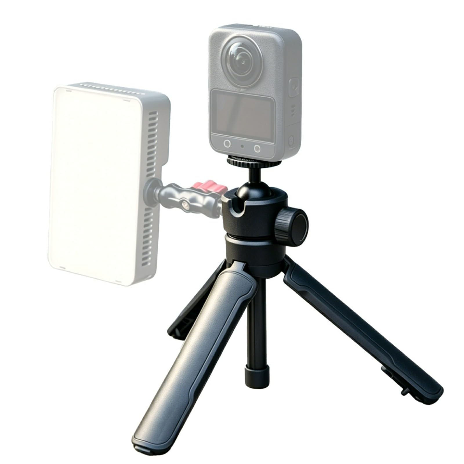 POP-4 Trépied de table à ouverture automatique et perche à selfie pour smartphones, appareils photo et cardans de poche, support magnétique pour téléphone, mini trépied avec tête sphérique à