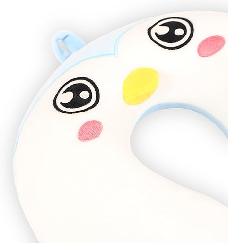 Vista 11 de Sexysamba Reposacabezas y almohada de cuello de dibujos animados para niños y niñas, adolescentes, accesorios de viaje para avión, automóvil