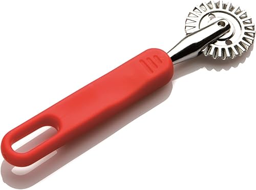 Tredoni Rueda de pastelería de 1.6" - Cortador de sellos de masaengarzador, máquina para pastaraviololespastas, rueda de acero inoxidable de 1.6 in,