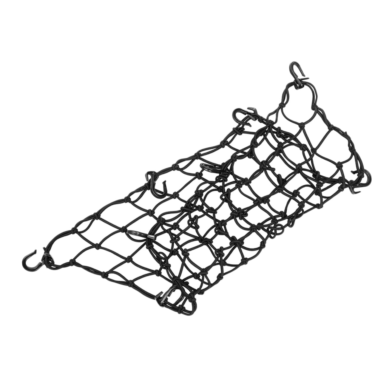 Filet à Bagages Élastique Noir pour Remorques et Porte-Bagages
