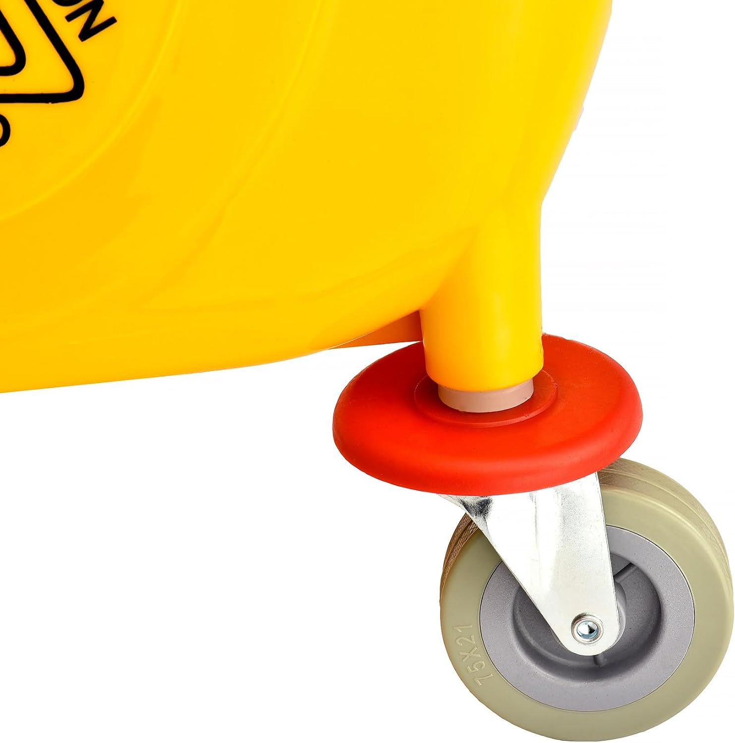 Soro Essentials- 35 qt. Cleaning Mop Bucket Replacement Yellow Color- Commercial Mop Bucket Portable Floor Cleaning Bucket Mop Buckets on Wheels for Household Industrial Restaurant Janitorial Use