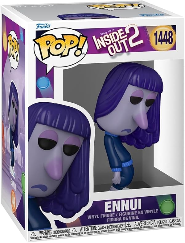 POP Disney Pixar: Inside Out 2 - Ennui Funko Vinyl Figure (Bundled with Compatible Box Protector Case), Multicolor, 3.75 inches by POP - Image 3