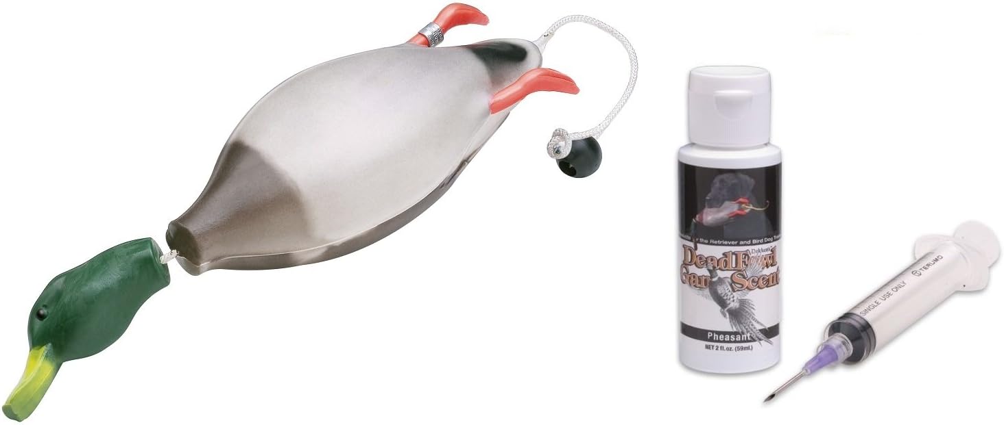Dokken Mallard Dog Training Duck Dummy and Waterfowl Scent Kit - 2oz D100/DS166