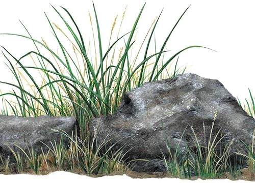 Miniatura 3 de Walls of the Wild Calcomanías de pared de rocas y hierba (42 pulgadas x 12 pulgadas)