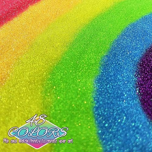 48 Colori Fine Glitter per Resina Epossidica