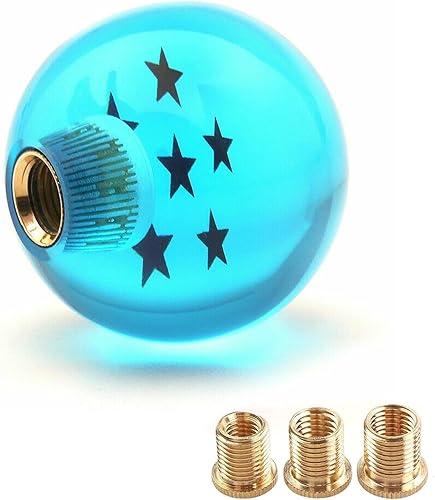 Miniatura 8 de Lotcesfun Pomo de palanca de cambios tipo bola redonda para la mayoría de los automóviles automáticos manuales, compatible con perilla de cambio