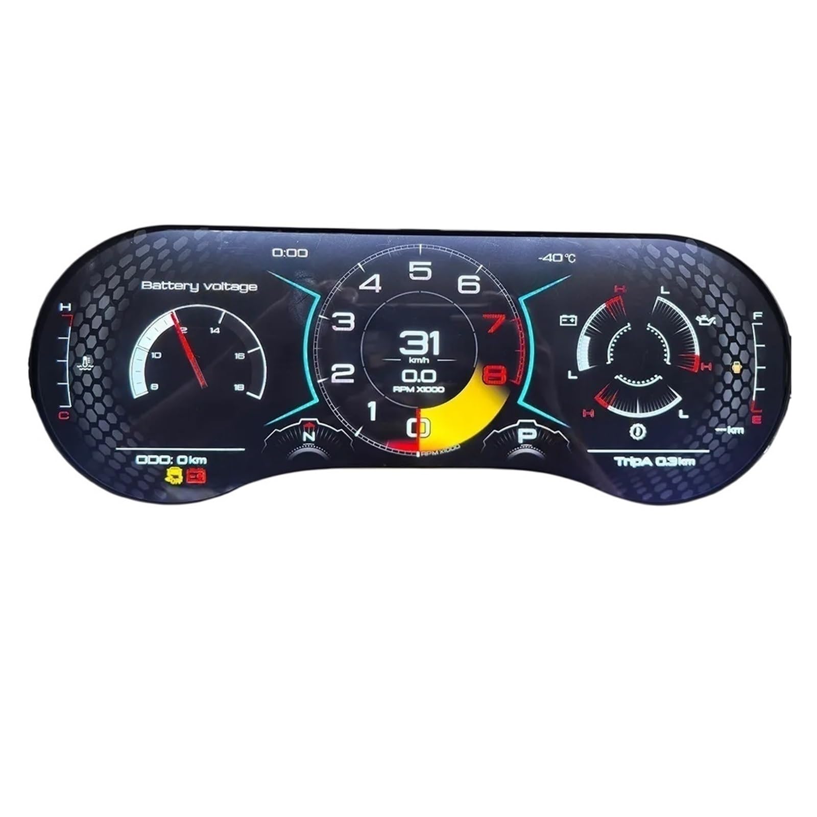 Velocímetro multifuncional Ford Mustang 2015-2023 con tablero LCD digital 7
