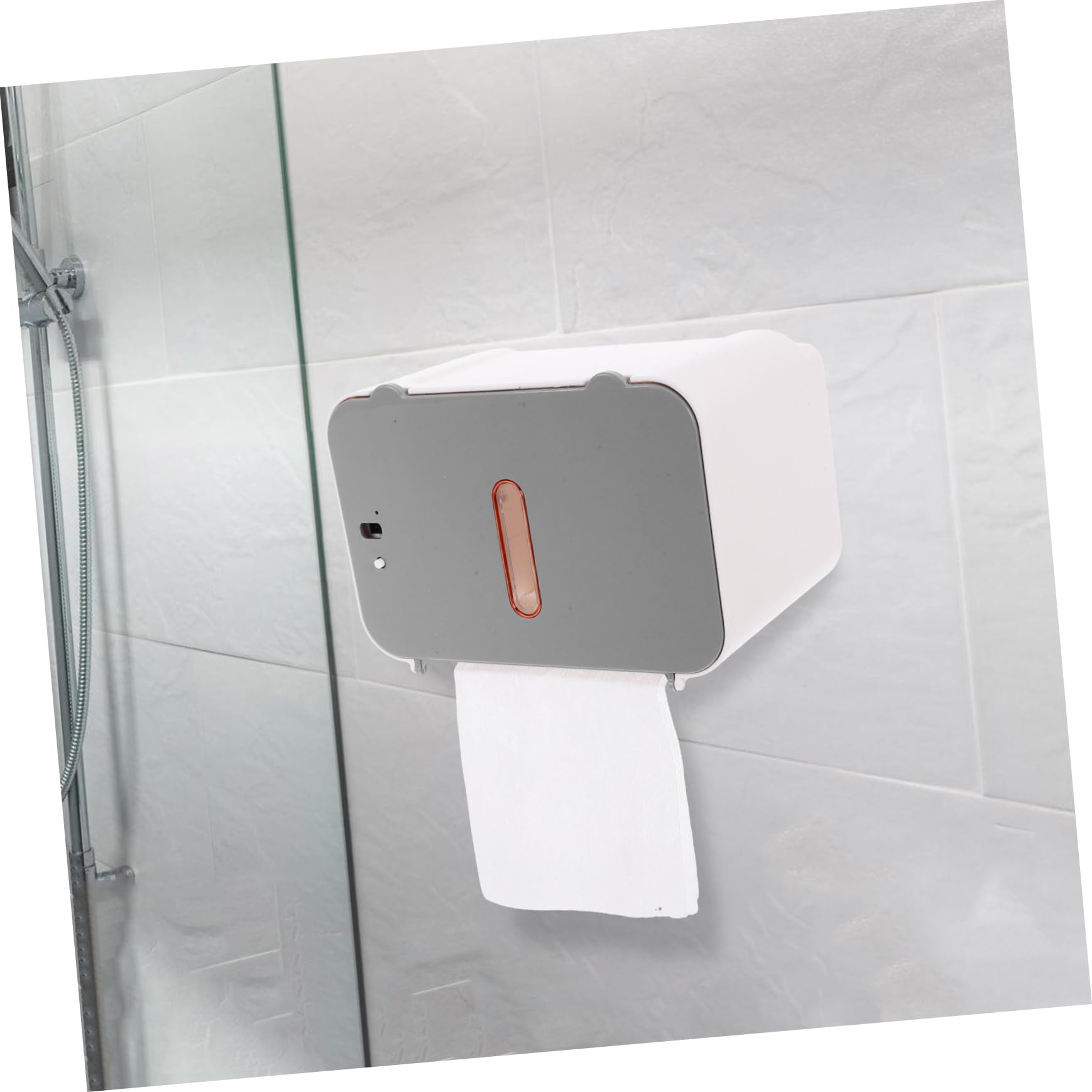 Gadpiparty Distributore Automatico di Asciugamani di Carta senza Contatto, Montaggio a Parete senza Forare, per Cucina e Bagno, in Abs e Metallo