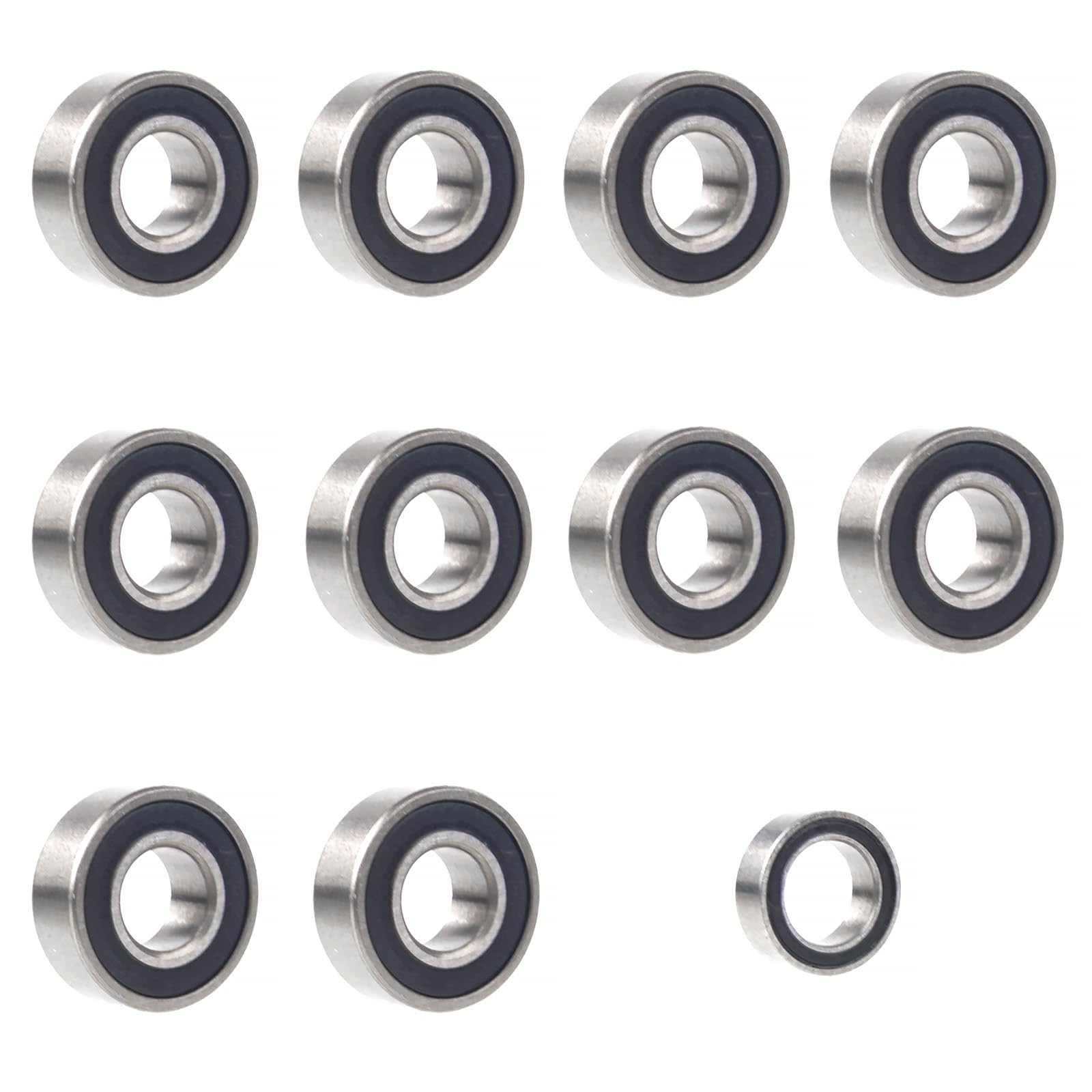 TOOMOD CW-01 Bearings with Dust Caps for Tamiya CW01 Lunch Box Grasshopper Hornet Chassis Upgrade Parts