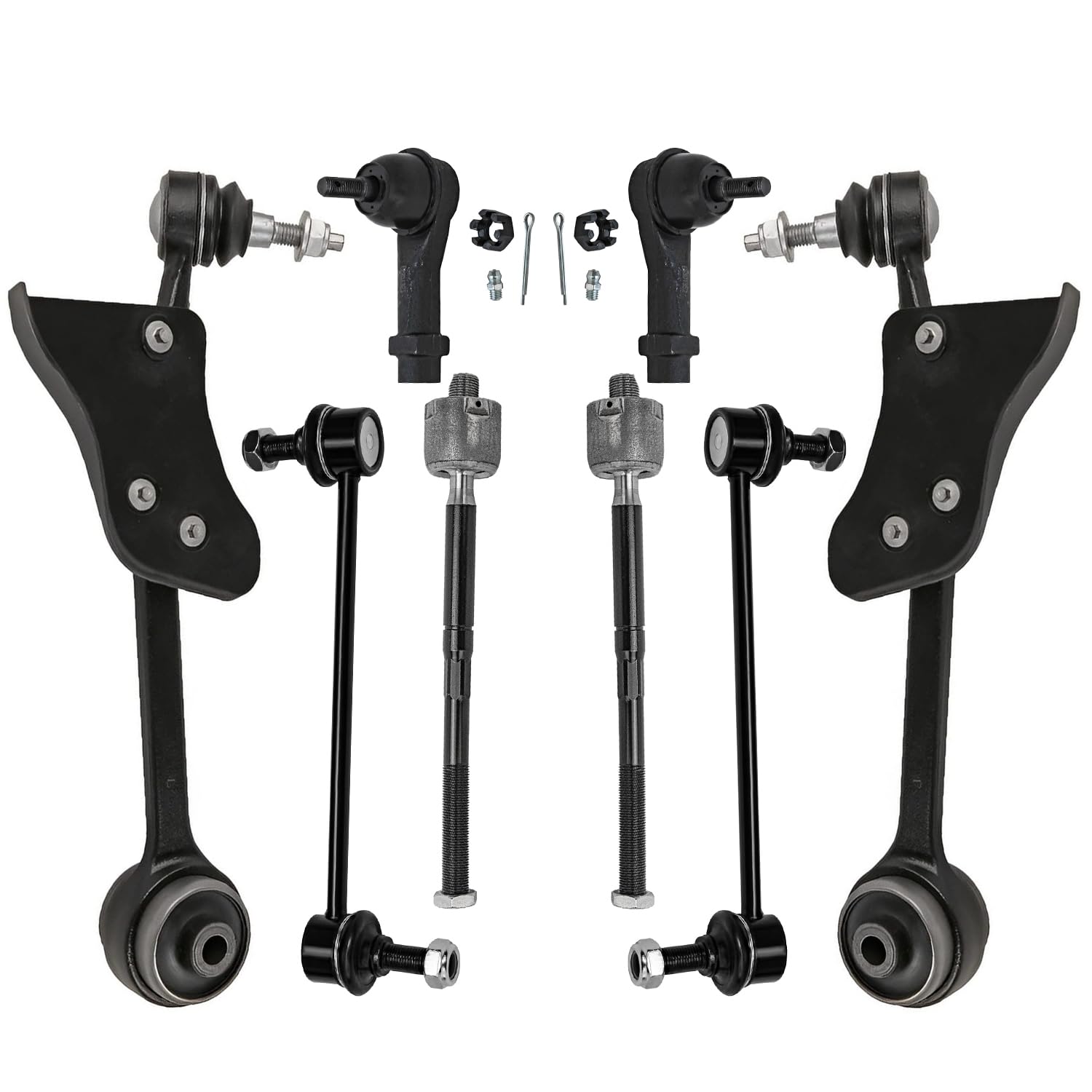 Detroit Axle - Front Lower Forward Control Arms Kit For 15-20 Ford Mustang