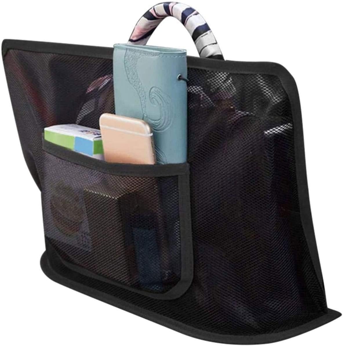 Car Net Pocket Handbag Holder,MUJUZE Handbag Holder for Car, Car Seat Storage and Handbag Holding Hanging Storage Bag Between Car Seats for Carrier bag, Documents, Phone. : Automotive