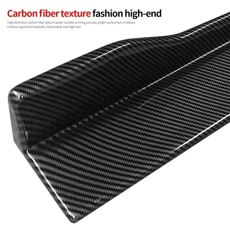 Faldón lateral universal de coche negro mate compatible con Serie E90 G30 X1 3