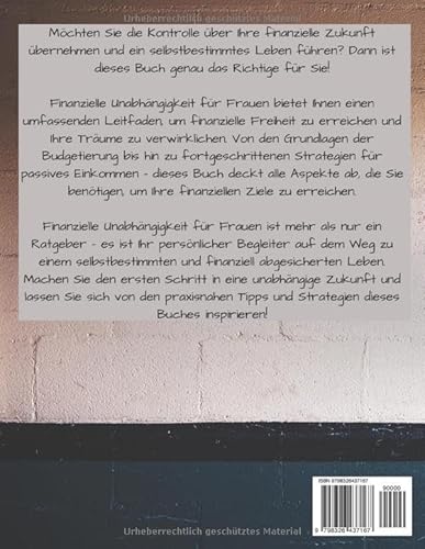 Finanzielle Freiheit für Frauen: Dein Guide zur Unabhängigkeit (German Edition)