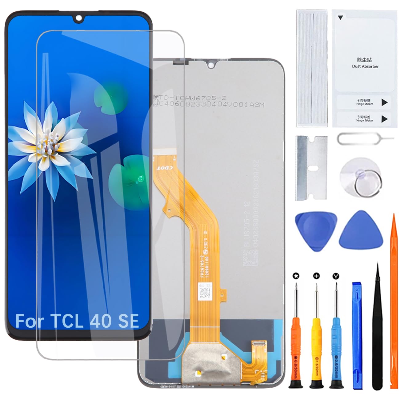 H&LYCYJ Schermo di ricambio per schermo LCD TCL 40 SE T610K con kit