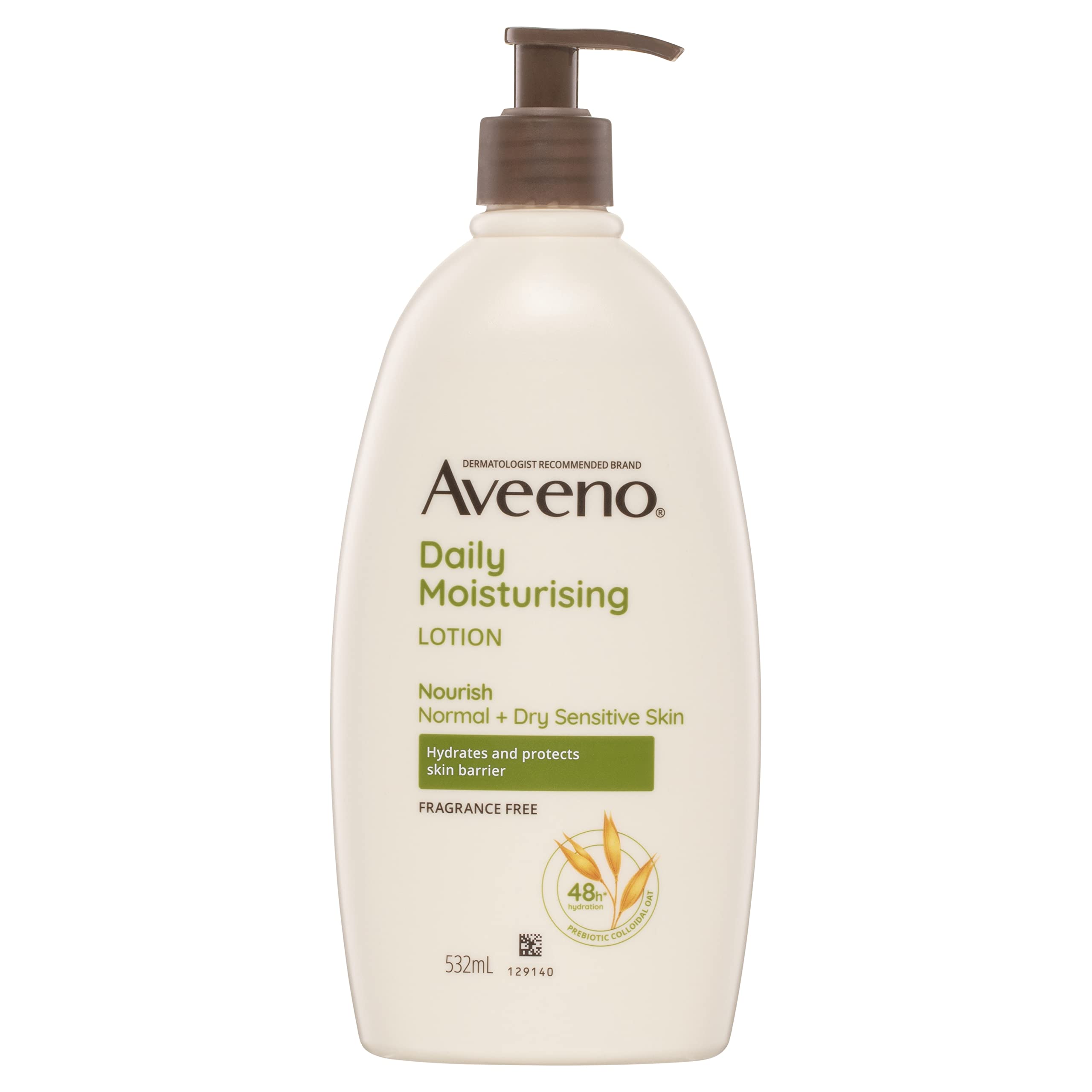 Aveeno Daily Moisturising Body Lotion for Normal Dry Sensitive Skin 532mL