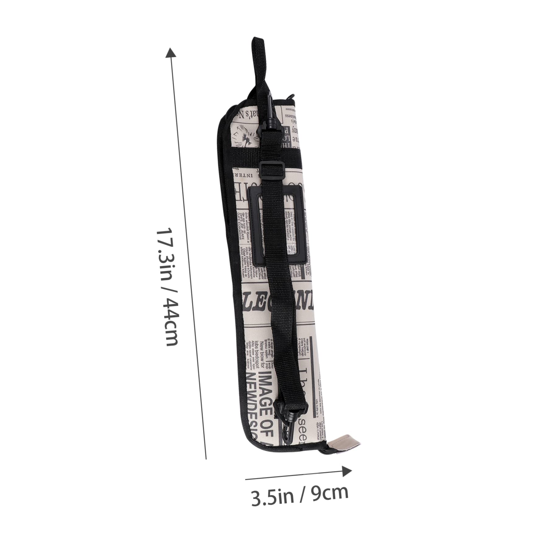 Yardwe Drum Bag for Drumsticks Compact Storage Pouch Adjustable Strap for Mallets