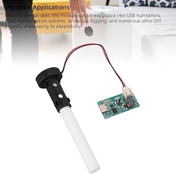 5PCS Humidifier Module, USB Ultrasonic Atomizer PCB Board 105kHz Mist Maker
