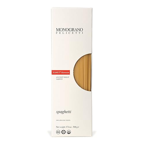 Miniatura 6 de Monograno Felicetti Kamut Spaghetti Pasta Italian Organic Non-GMO 17.6oz (500g) 4 Pack