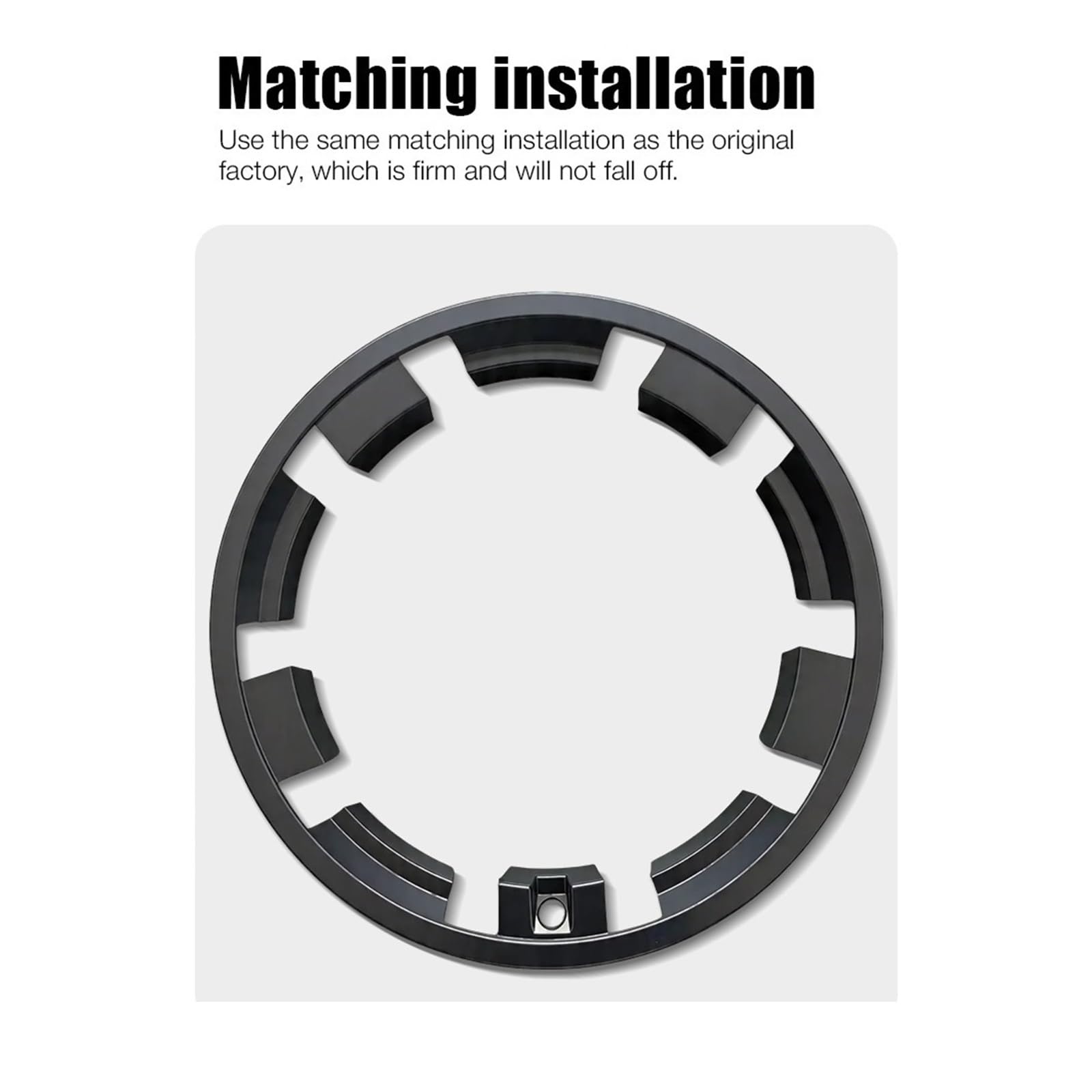 enjoliveur Moyeu Roue Protection pour Anneau 21 Pouces, pour Tesla modèle Y Juniper 2025, Couvercle de Jante ABS 2026 enjoliveurs(Dark Gray-4pcs)