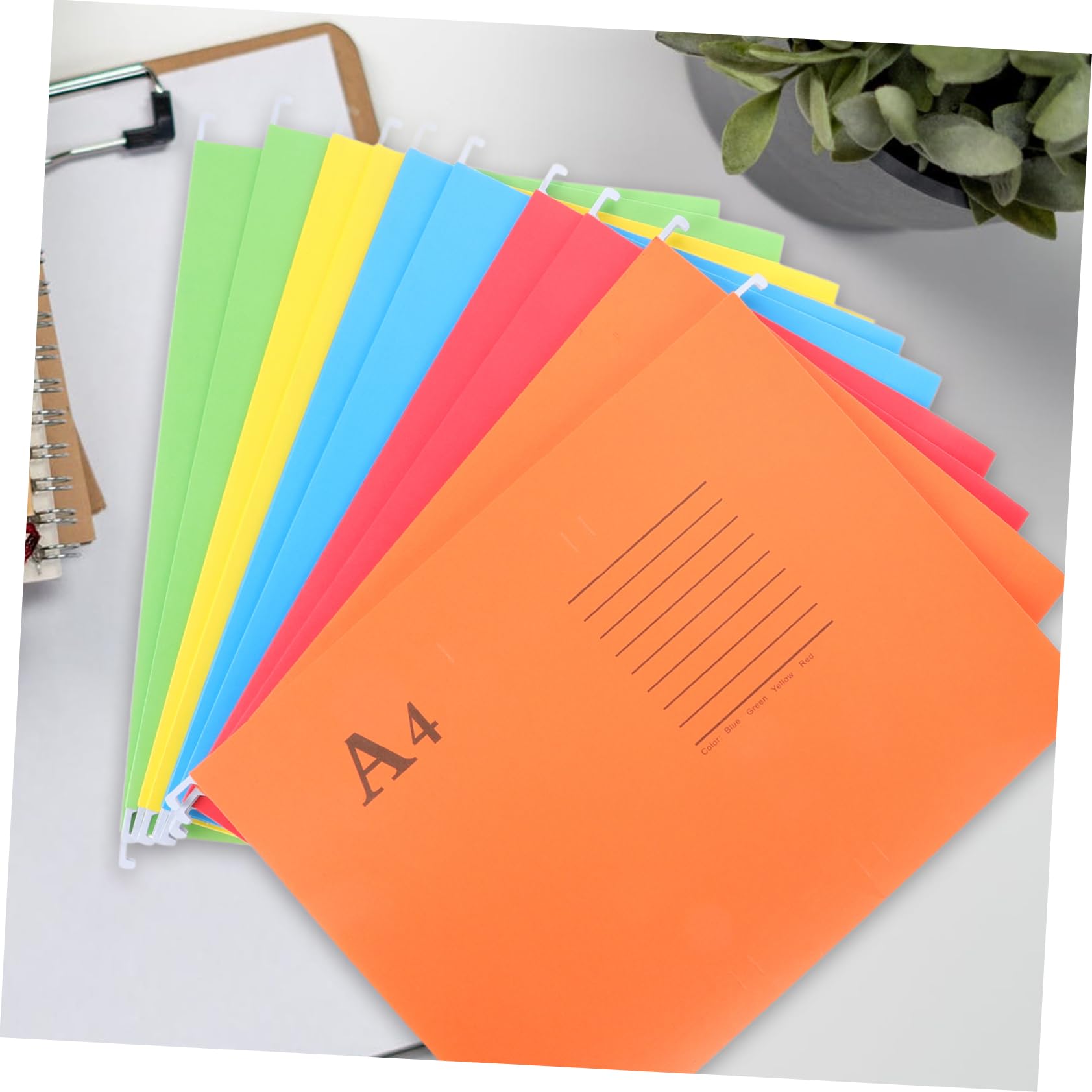 A4-dateiordner 10 Stück Papier Hängeregistratur mit Klassifizierungslabel
