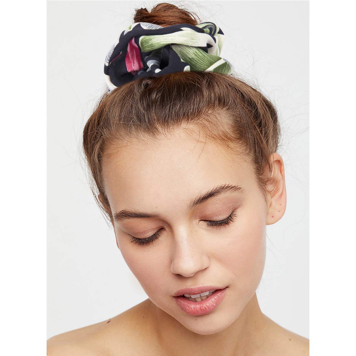 Jaciya 18 Pack Scrunchies for Hair, Cute Scrunchies Women Hair Scrunchies Chiffon Flowers Elastic Hair Bands Scrunchy Hair Ties Ropes Scrunchie Hair Scrunchies Chiffon Hair Scrunchies