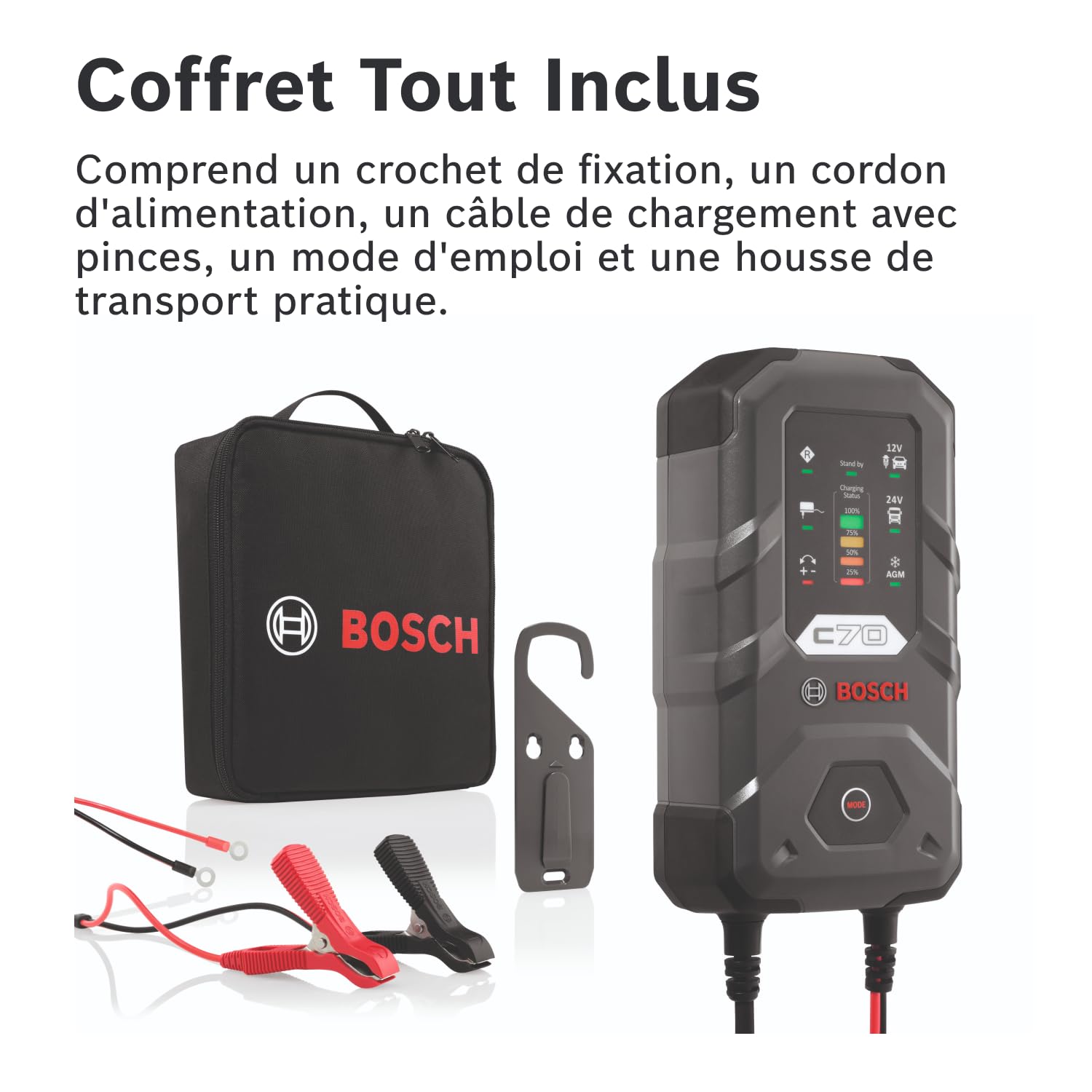 BOSCH Chargeur de Batterie 0189911070