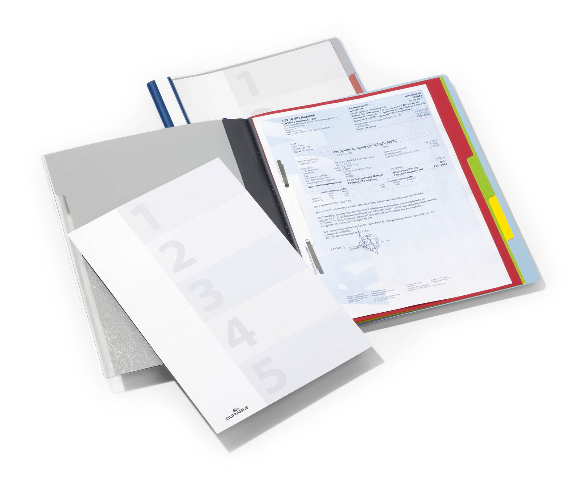 Durable DIVISOFLEX Organiser File Index 255706