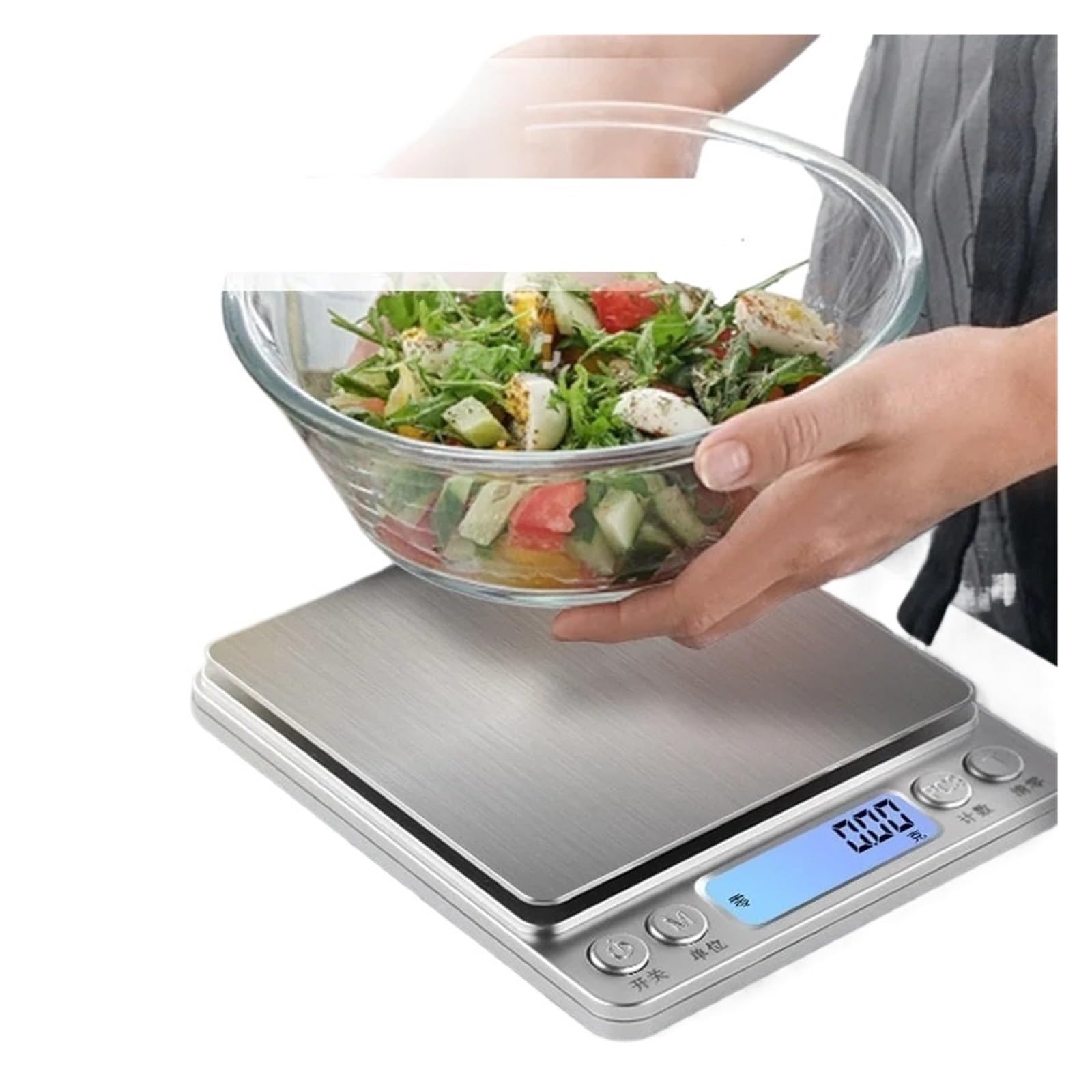 Báscula electrónica de cocina Báscula electrónica de acero inoxidable(USB charging model)