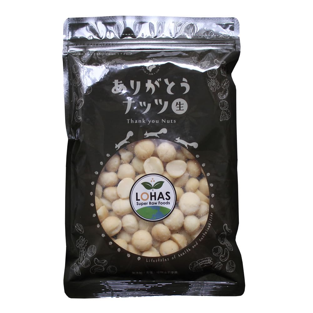 Amazon.co.jp: ロハス 有機JAS認証 マカダミアナッツ (生) 300g