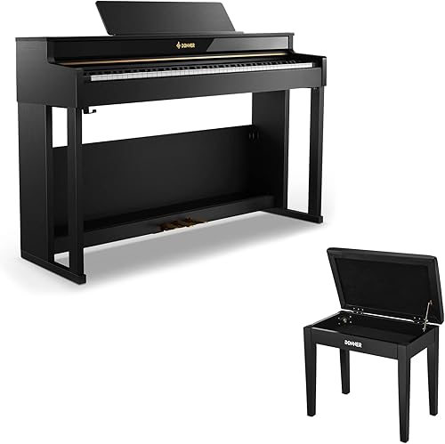 Donner Piano digital DDP-400 + banco de piano Donner