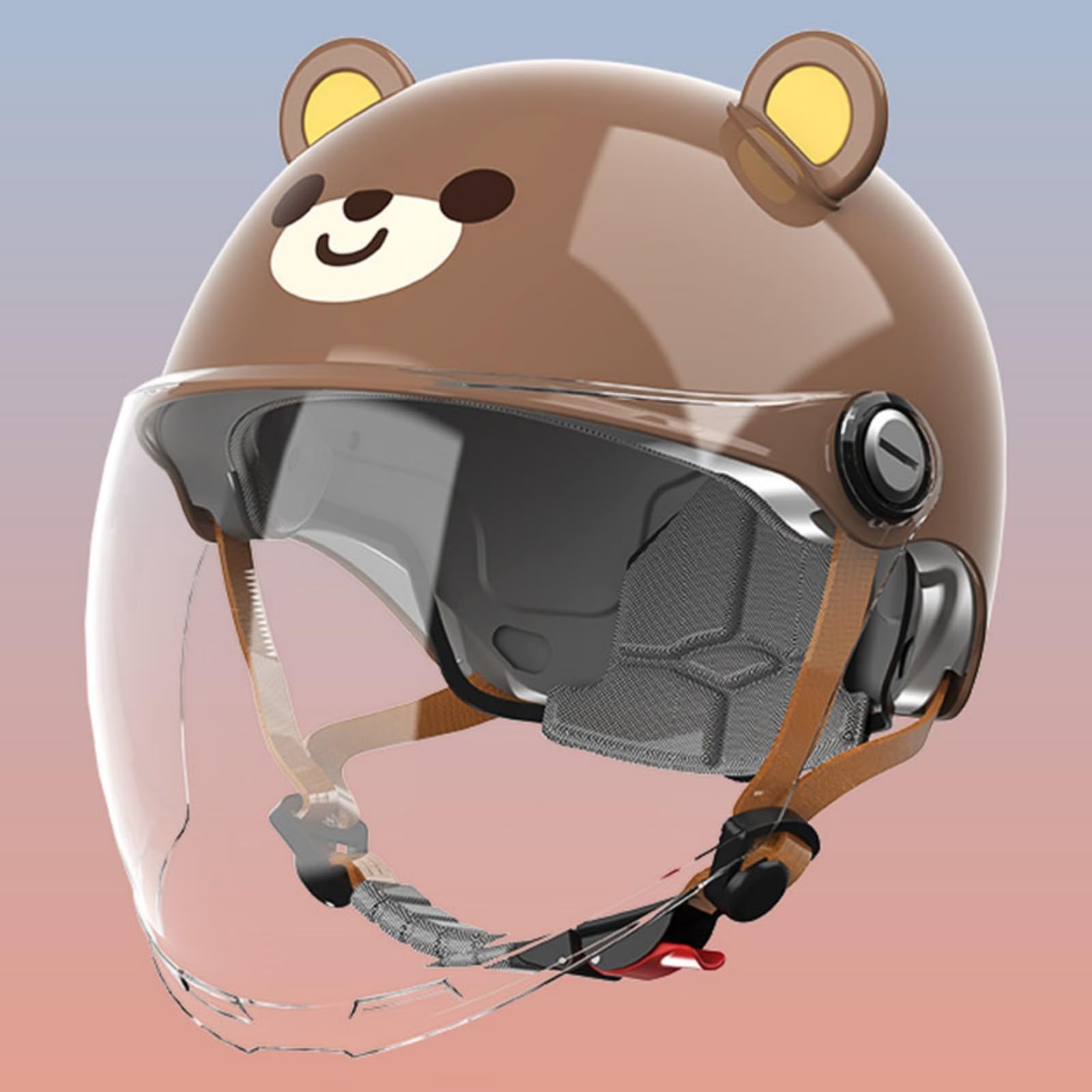 Casco Da Scooter Per Bambini Dai 3 Ai 12 Anni, Casco Da Moto Per Bambini Omologato ECE 22.06 Con Visiera Parasole, Casco Jet Da Moto Per Bambini