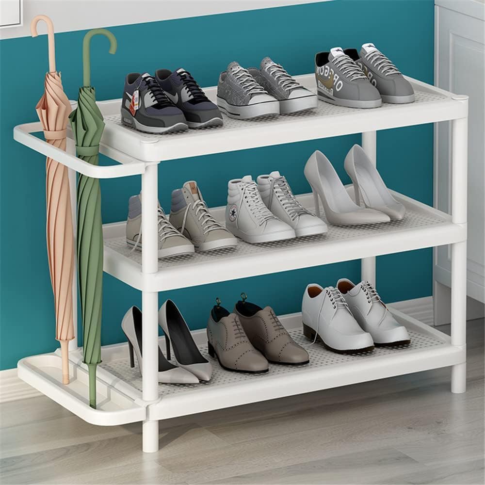 See full amazon price history chart for Amazon Brand - Umi 3 Tier Plastic Shoe Rack for Home Chappal Slipper Sneakers Stand with Umbrella Holder Space Saving Multi-Functional Storage Shoe Organiser for Living Room Home & Office - White Amazon Brand - Umi 3 Tier Plastic Shoe Rack for Home Chappal Slipper Sneakers Stand with Umbrella Holder Space Saving Multi-Functional Storage Shoe Organiser for Living Room Home & Office - White (B0D2996JDZ) Amazon Price History, Amazon Price Tracker