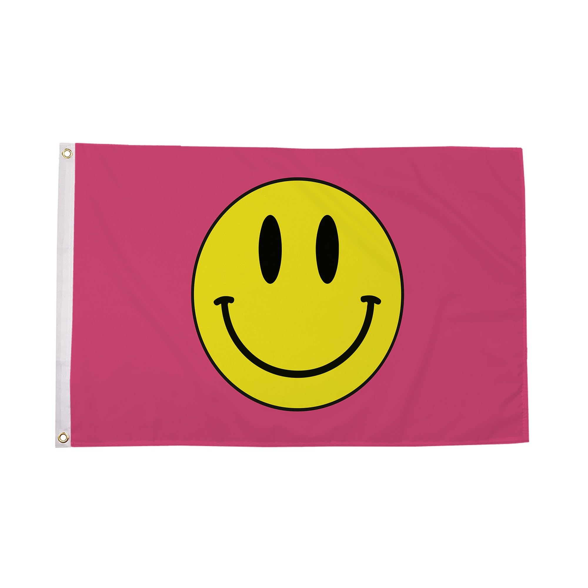 Grand drapeau smiley rose Flagtex tenture murale decorative rose - 8