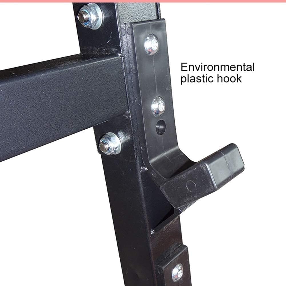 LJYT Barbell Rack, Commercial Fixed Dumbbell Storage Display Holder, Fitness Equipment Storage Rack, Four-Tier Barbell Storage Stand Ranzorh