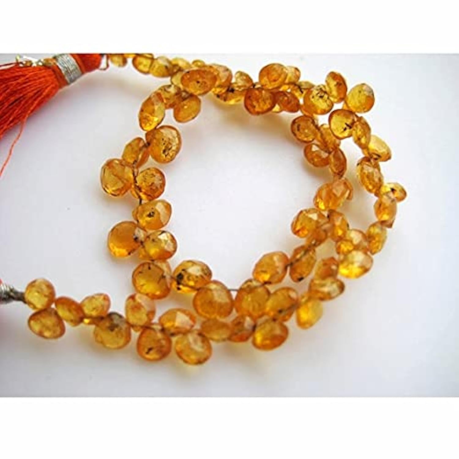 Fanta Garnet Spessartine haut de gamme LKBEADS cœurs facettés 4mm à 6mm pour joaillerie