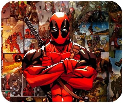 LeonardCustom- Personalized Rectangle Non-Slip Rubber Mousepad Gaming Mouse Pad / Mat- Marvel Superhero Deadpool -LCMPV152