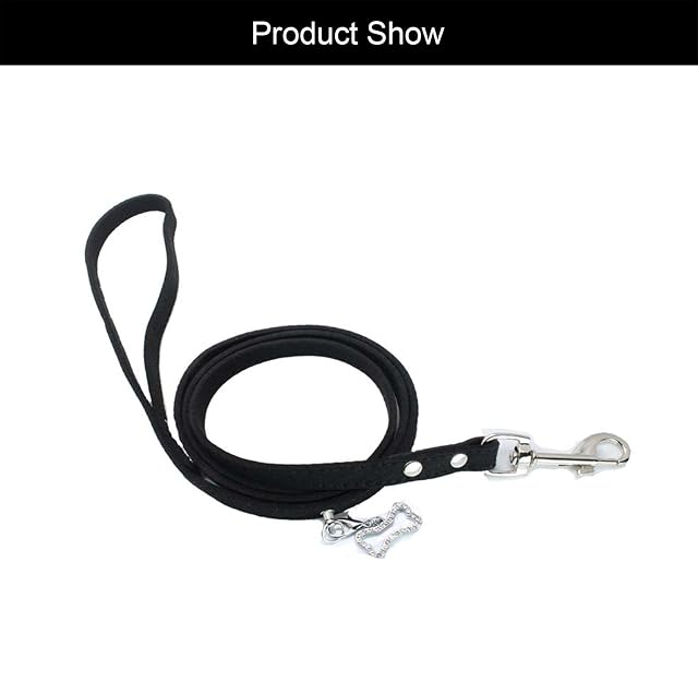 Foto 7 de 7 de Newtensina Correas para Mascotas de Mascotas Lindas Microfibra Correas para Perros pequeños - 4 pies