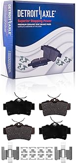 Detroit Axle - Brake Kit for 99-04 Ford Mustang Base GT Drilled & Slotted Brake Rotors 1999 2000 2001 2002 2003 2004 Ceramic Brakes Pads Front and Rear