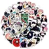 50PCS Jujutsu Kaisen Stickers Pack Anime Character Sticker for Water Bottle Laptop Skateboard Journal, Waterproof Vinyl Cool Manga Decals for Teens Adults Party Supplies #1